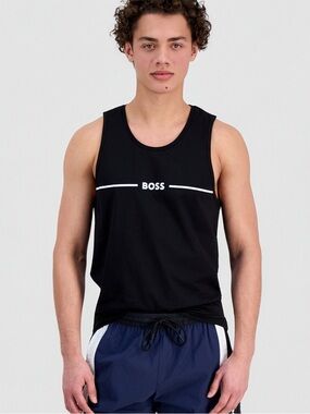 NWT BOSS Black Logo Tank Top